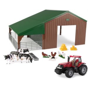 Britains Farm Building Set with Case Tractor