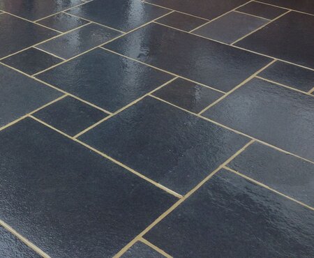 Kotah Black Limestone Paving